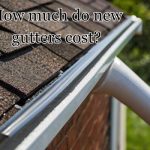 new guttering installed