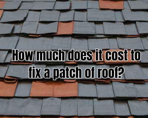 a fixed roof patch