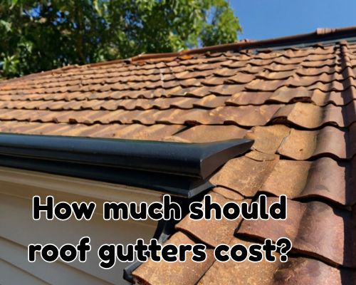 a good roof guttering work