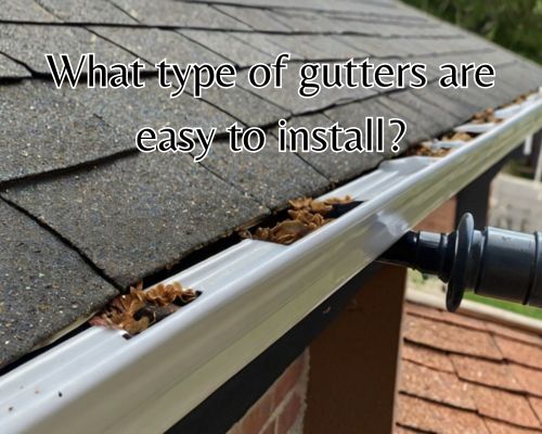 a gutter installed easily
