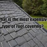 a slate roofing work