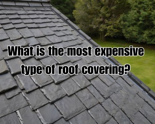 a slate roofing work