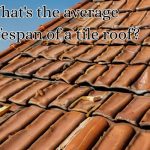 an old tile roofing in need of urgent replacement