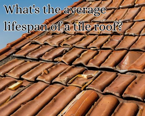 an old tile roofing in need of urgent replacement