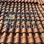 an old tile roofing showing discoloration