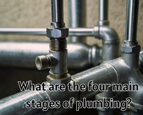 new metal plumbing pipes