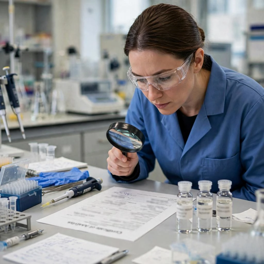 Peptide Certificate Verification Process